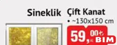 SİNEKLİK ÇİFT KANAT 130X150 CM SİNEKLİK ÇİFT KANAT 130X150 CM